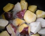 A picture of step 4 of Non-Fried but Crispy Candied Sweet Potatoes.