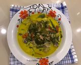 Foto langkah ke 8 dari resep Sayur Cakalang asap daun melinjo.