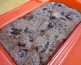 A picture of step 3 of Rich Chocolate Steamed Cake (made with a silicone steamer).