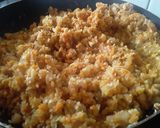 Foto del paso 8 de la receta: Pan de Pita relleno con "carne de coliflor" piña dulce y queso!!! 🍘🍍🧀🍘