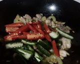 Foto langkah ke 3 dari resep Chicken Fajita Pasta.