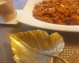 A picture of step 8 of Gajar ka halwa with peels.