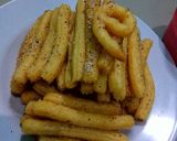 Foto langkah ke 5 dari resep Churros with Chocolate Vla🍫.
