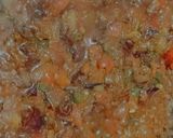 A picture of step 1 of Masala egg.