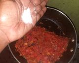 A picture of step 5 of Spaghetti and eggs.