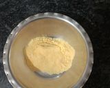 A picture of step 3 of Sarso dain Saag & Makke di roti.