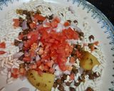 A picture of step 2 of Spicy sour bhel.