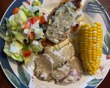 A picture of step 3 of Baked Chicken steak.
