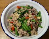 รูปขั้นตอนการทำที่ 7 ของ เมนูข้าวกล่อง กะเพราหมูสับ ไข่ต้ม