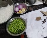 मटर पुलाव (Matar pulao recipe in hindi) रेसिपी चरण 1 फोटो