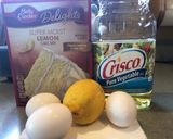 A picture of step 1 of Lemon 🍋 Pudding Cake.