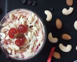 A picture of step 5 of No bake pudding cake.