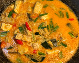 Foto langkah ke 7 dari resep Tahu tempe kuah santan pedas.