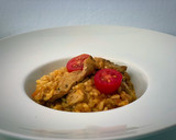 Foto del paso 14 de la receta: Risotto de sobrasada, nueces y carne en adobo