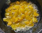 A picture of step 3 of Kancha Aam Morobba.