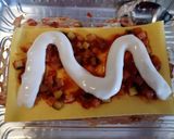 A picture of step 4 of Lasagne alla verdure - vegetarian lasagne.