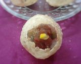 ইতালিয়ান চাট পানিপুরি উইথ পিজ্জা সস রেসিপি ধাপ - 3 ছবি
