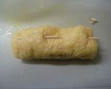 A picture of step 5 of Minced Chicken Wrapped with Fried Tofu.