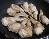 A picture of step 13 of Pan Fried, Not Deep Fried Stuffed Chicken Wings (Chicken "Gyoza").
