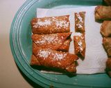 A picture of step 12 of Chocolate Hazelnut Dessert Egg rolls.