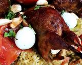 صورة لخطوة 9 من وصفة طبق السمان بالأرز