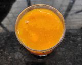 A picture of step 4 of Keshar mango juice.