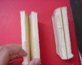 A picture of step 3 of Ham & Cheese Sandwich Made in a Frying Pan - Easy for Breakfast or Lunch.