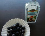A picture of step 1 of So Juicy! Pound Cake with Whole Kyoho Grapes.