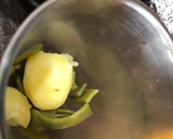 Foto del paso 4 de la receta: Rape a la plancha con puré de judía verde con patatas