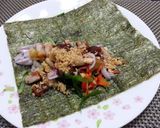 A picture of step 1 of Seaweed Roll.