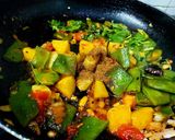 A picture of step 3 of Flat Beans and Potato Sabzi.