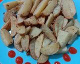 Foto langkah ke 4 dari resep Potato Wedges.