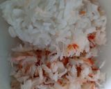 Foto langkah ke 4 dari resep Nasi Bola Udang Kukus - Baby Fingers Food - MPASI 8bulan.