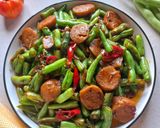 Foto langkah ke 5 dari resep Tumis buncis bakso kecap.