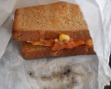 A picture of step 6 of Carrot Peel Corn Cheese Sandwiches.