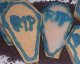 A picture of step 9 of Vegan Custard Powder Coffin Shaped Cookies.