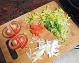 Foto del paso 1 de la receta Bocadillo vegetal con pata asada y mayonesa
