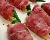 A picture of step 5 of Pork and Okra Rolls with Potatoes - For Bentos.