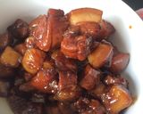 Foto langkah ke 8 dari resep Red cooking pork with potato.