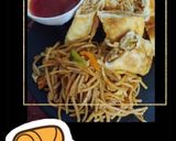 A picture of step 21 of Noodles Spring Roll.