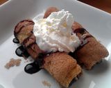 A picture of step 5 of French Toast Roll Ups.