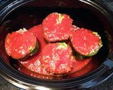 A picture of step 4 of Crockpot Stuffed Peppers.
