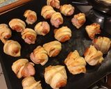 Une image de l'étape 4 de Feuilletés roulés aux saucisses cocktail et moutarde douce.
