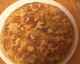 A picture of step 7 of Spanish omelette.