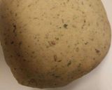 A picture of step 2 of Mint Masala Puri.