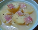 A picture of step 7 of Potato and Bacon Milk Stew.
