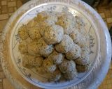A picture of step 3 of Sauerkraut Balls (makes about 30 balls).