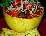 A picture of step 13 of Mike's Spaghetti Squash & Marinara Sauce.