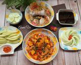 Hình bước làm 7 của món Cơm nhà nhiều món giải nhiệt ngày nóng