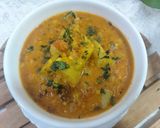 A picture of step 7 of Mix dal lauki.
